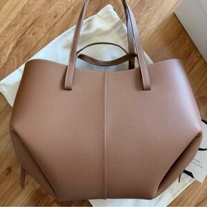 Polene Brown Leather Tote
